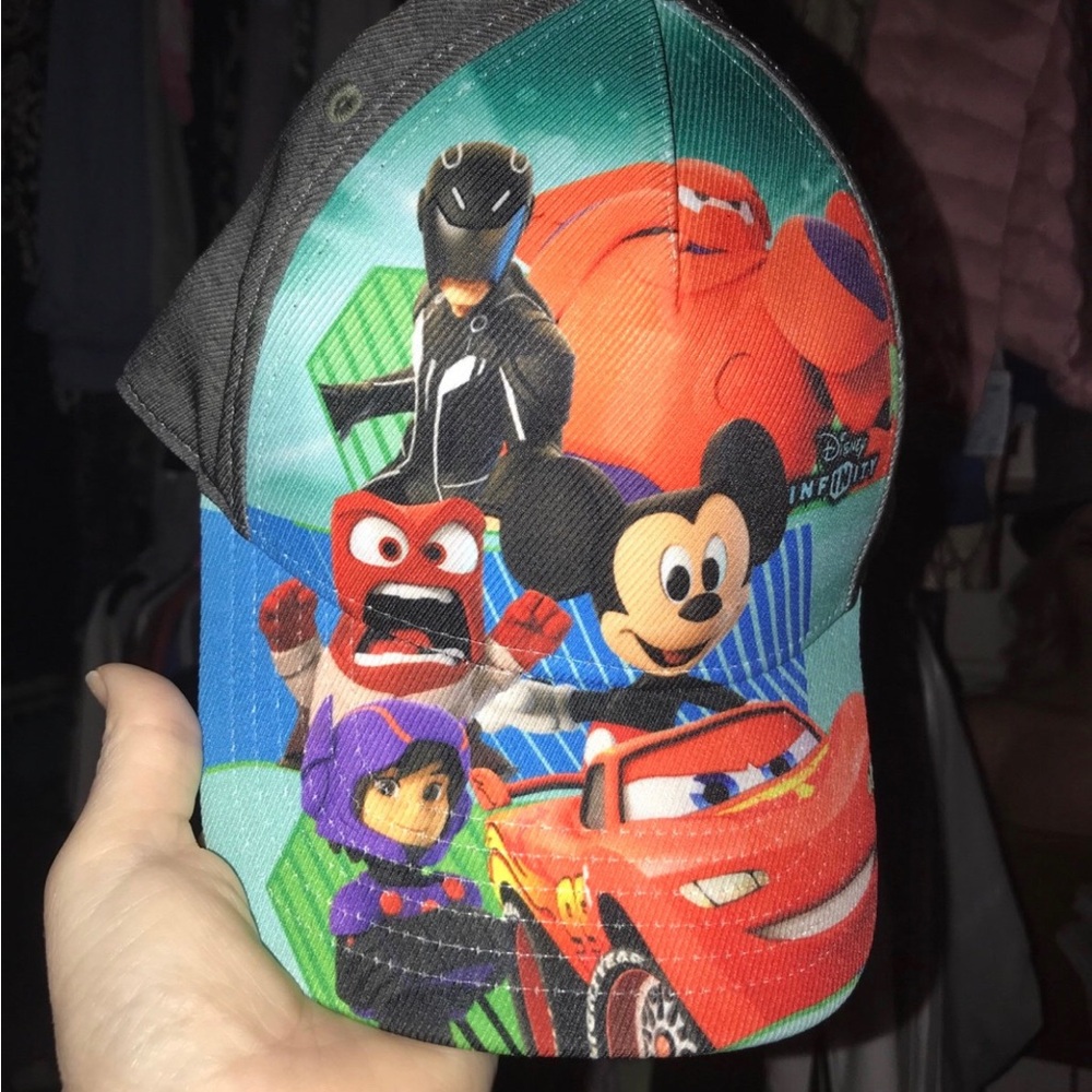 Disney Infinity Kids Cap - Black and Multicolor